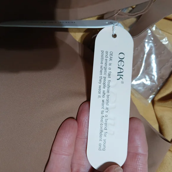 OEAK Women's Seamless Brown Bra XXXL - Picture 3 of 7